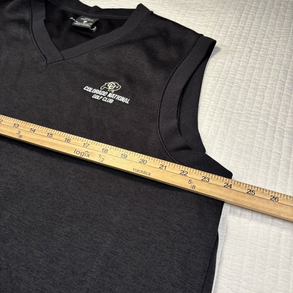 Nike Golf Vest Men's XL Black Performance Dri-Fit Colorado Buffalo‎ Golf Club CU - Picture 5 of 9
